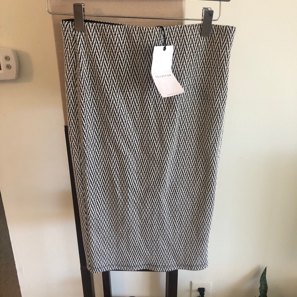 Bershka chevron pencil skirt